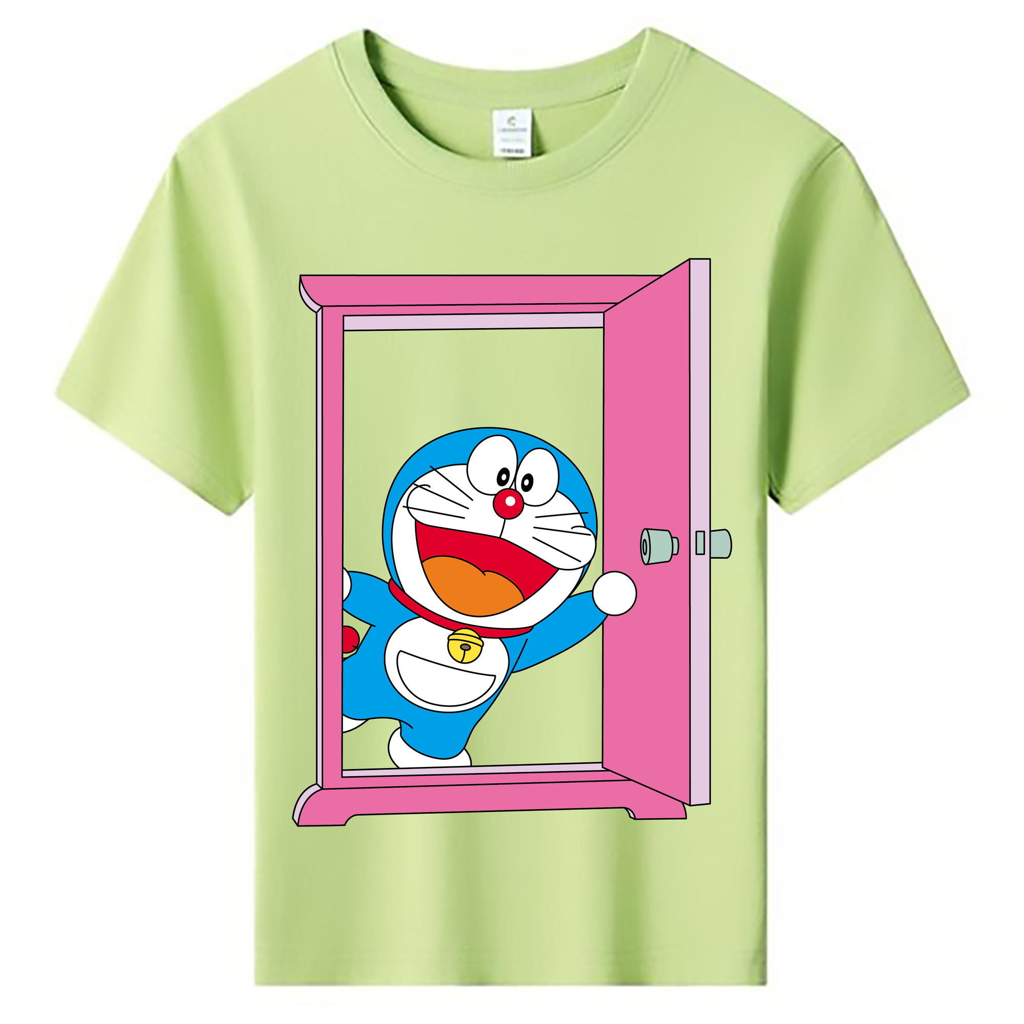 （画像用） ドラえもん Doraemon 綿100％キッズTシャツ（フロントプリント）